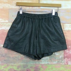 MADEWELL Broadway & Broome Leather"mesh" Shorts XS